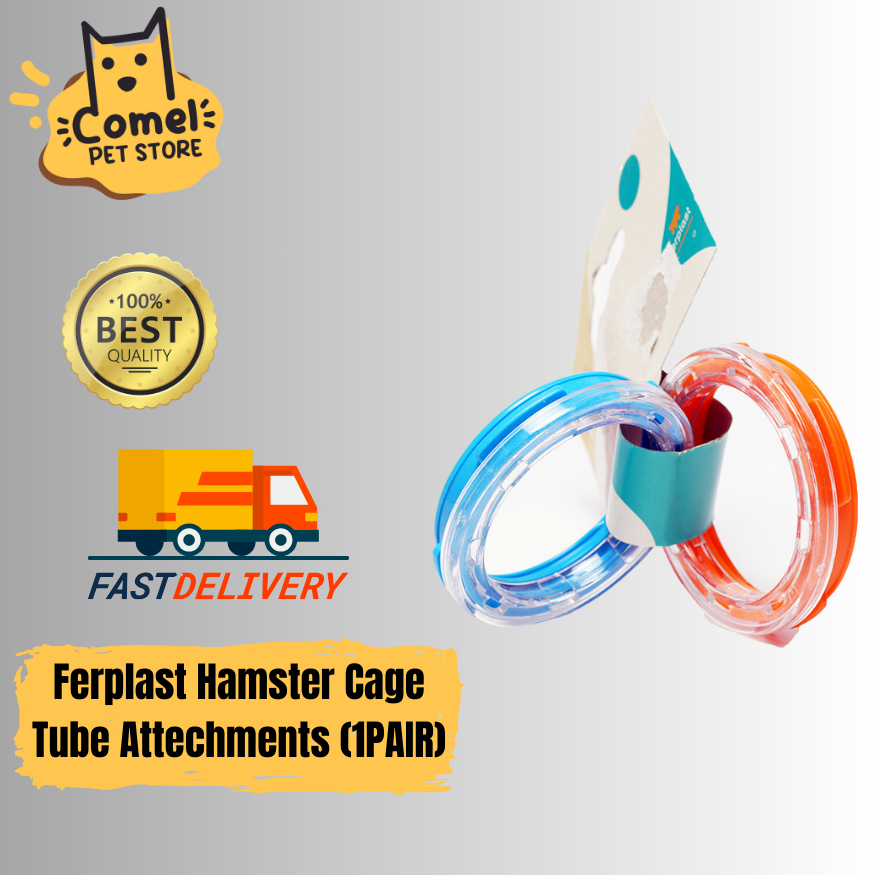 Ferplast Hamster Cage Tube Attachments (1PAIR) | Shopee Malaysia