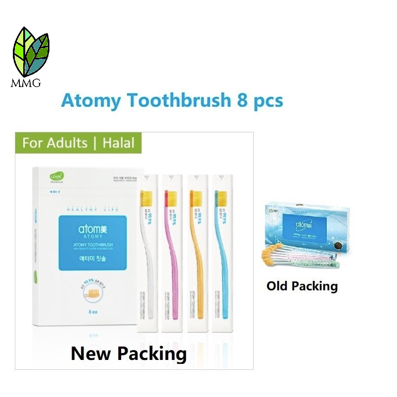 Atomy Toothbrush High Quality Anti-Bacteria Brush (1 box 8 pieces ...