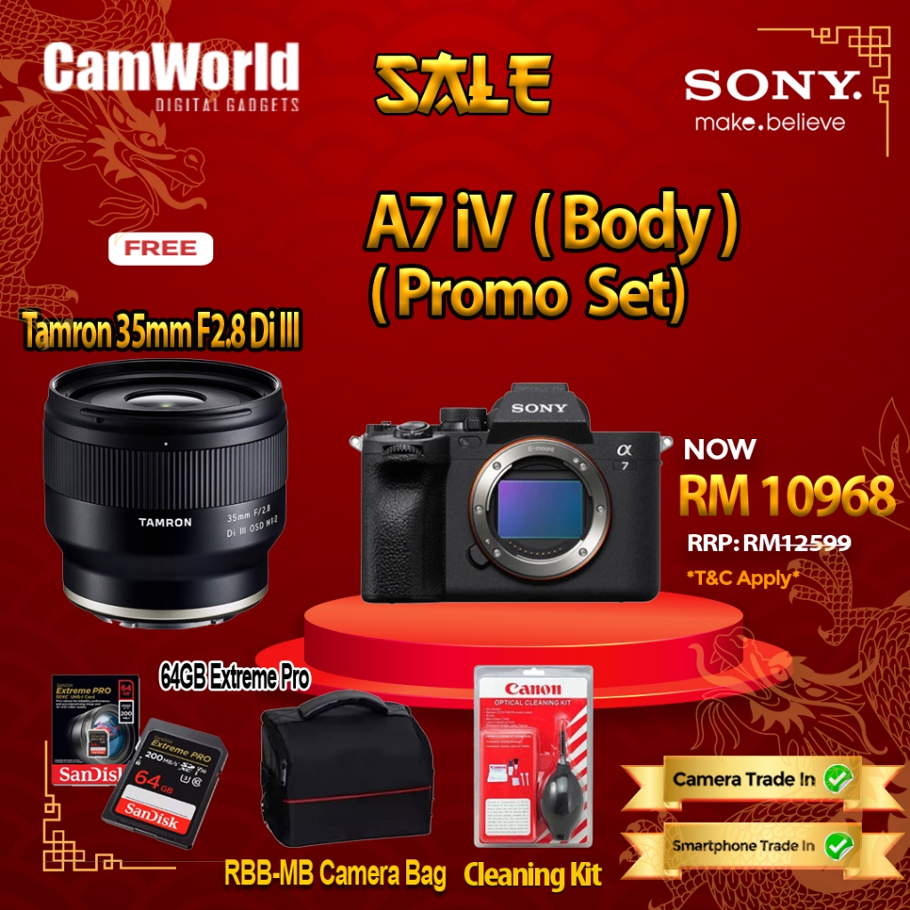 Sony A7 IV / A7 MARK IV Body Only (PROMO SET) | Shopee Malaysia