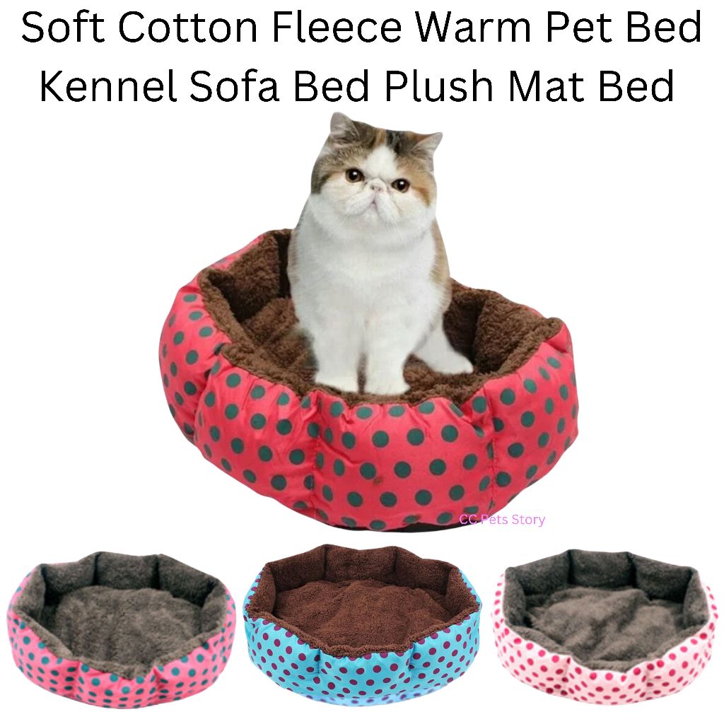 Fleece cat bed online