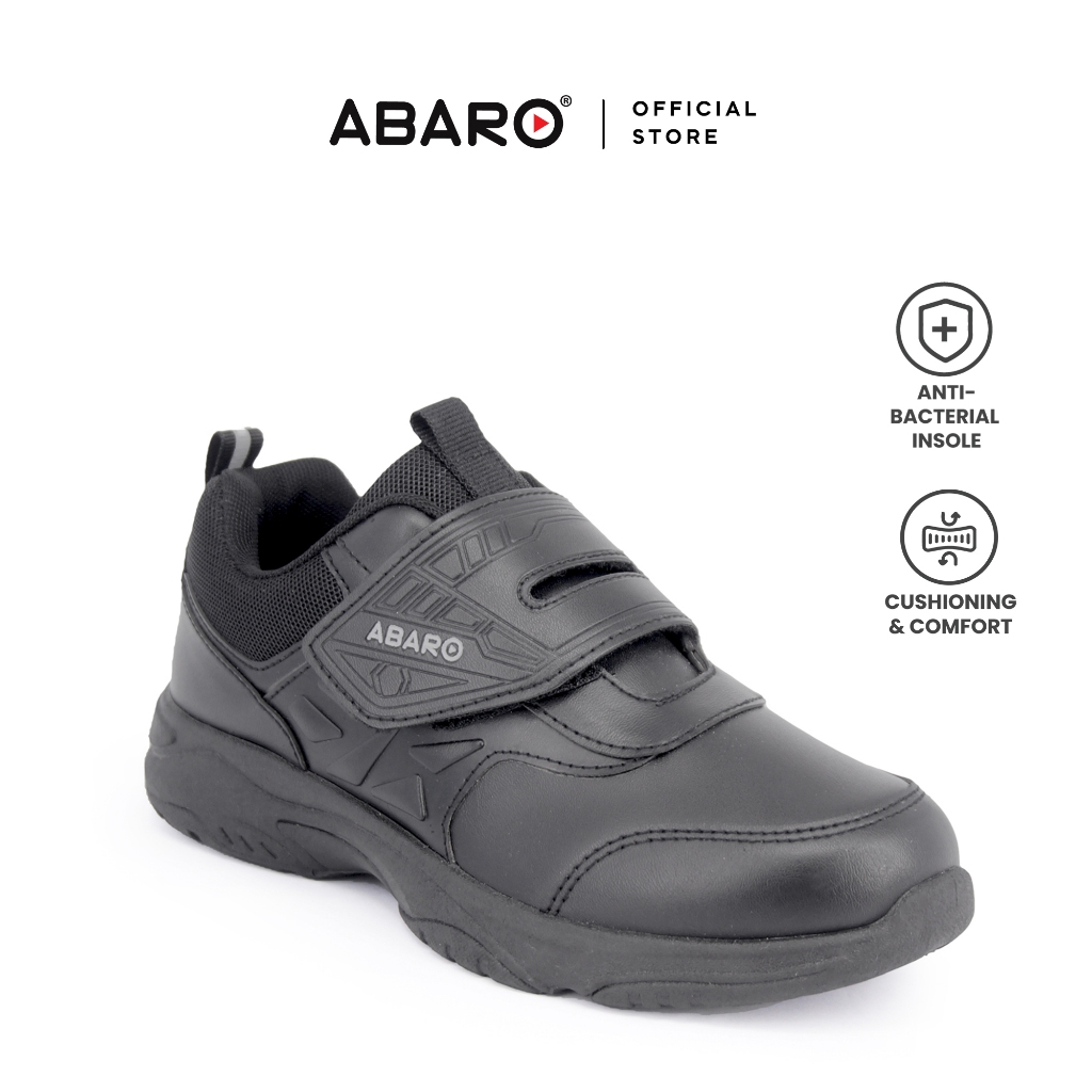 ABARO 2723 School Shoes Breathable Mesh/Anti-Bacterial/Kasut Sekolah ...