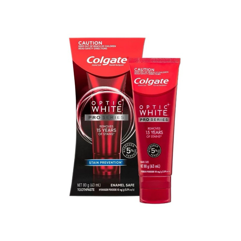 Colgate Toothpaste Optic White Pro Series 5 Stain Prevention / Vividly