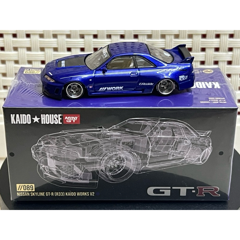 Mini Gt Kaido House   089 Nissan Skyline Gtr 33 Kaido Works Ver.2 