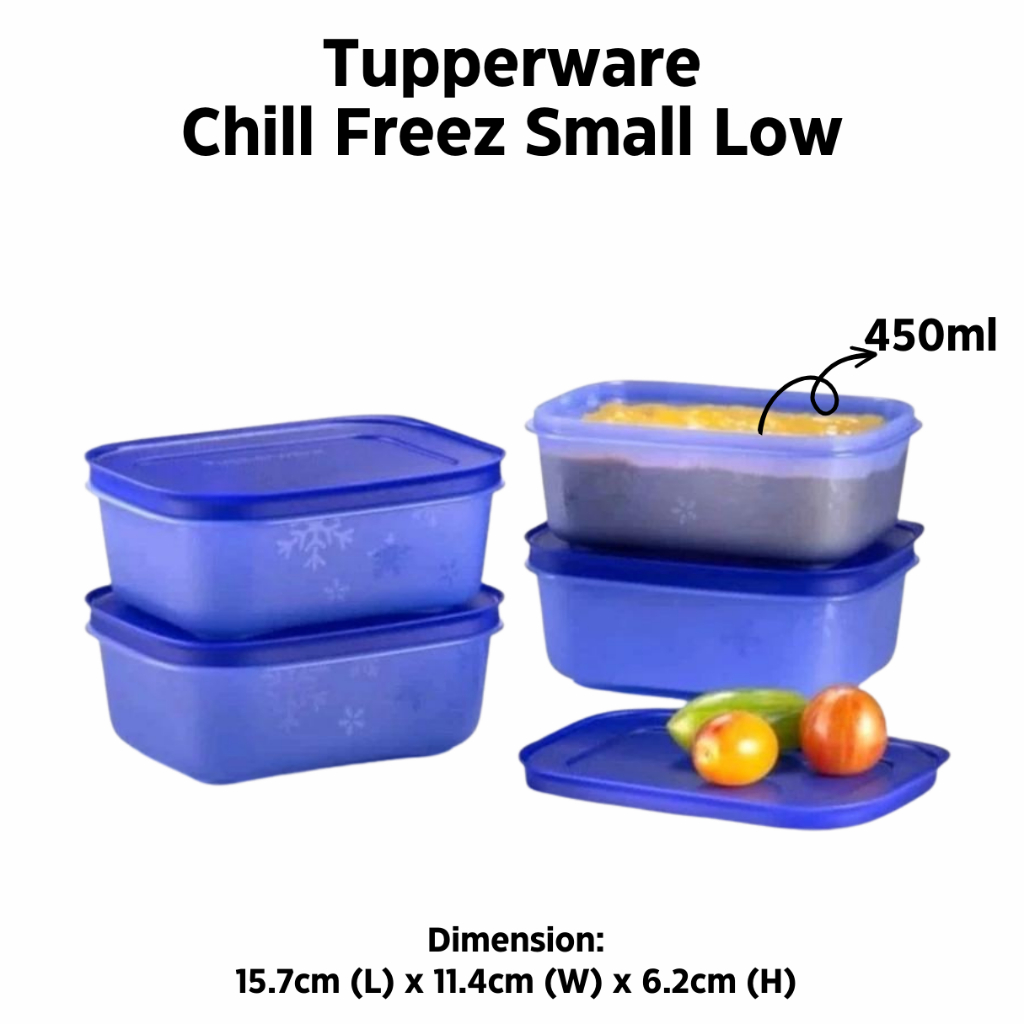 Tupperware Chill Freez Small Low 450ml (1 pc) | Shopee Malaysia