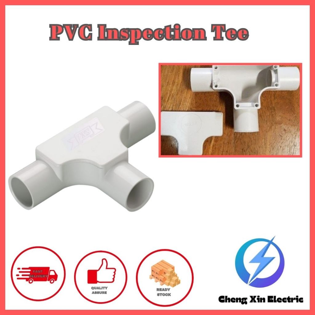 PVC Conduit Pipe Fitting Accessories 20mm 25mm 1 2 3 4 Way Box Tee ...