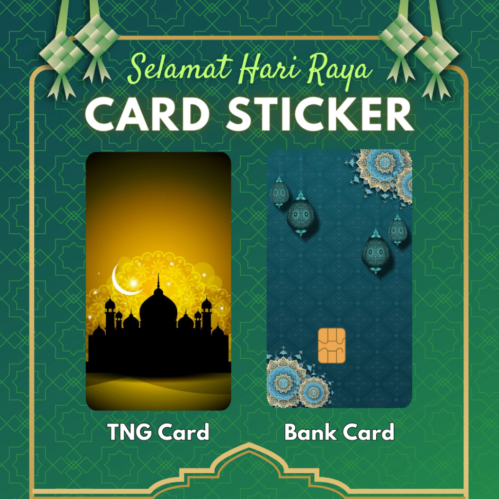 🌙🕌 RAYA 2025 STICKER VIRAL SERIES 4 - TNG CARD / NFC CARD / ATM CARD ...