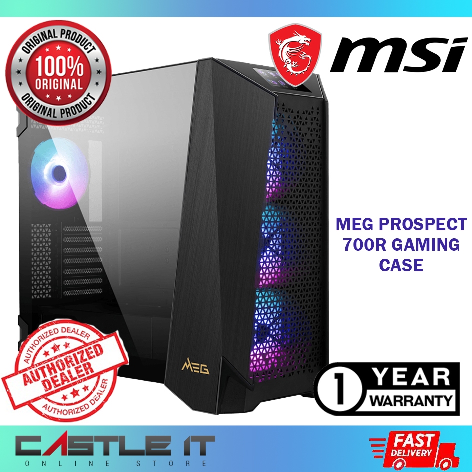 Msi Meg Prospect 700r Eatx   Atx   Matx   Itx Full Tower Gaming Pc Case 