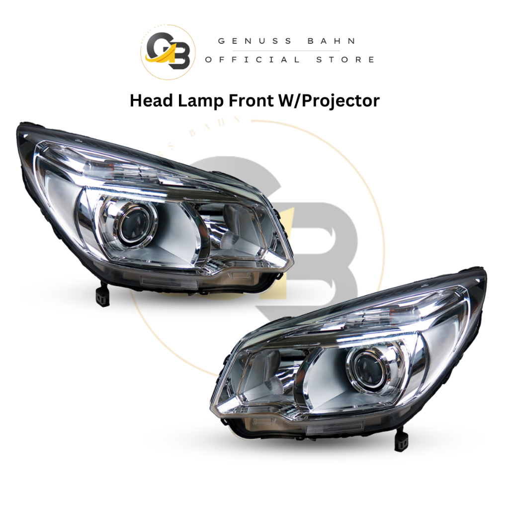 Front Headlamp Head Light With Projector Left/Right Lampu Depan ...