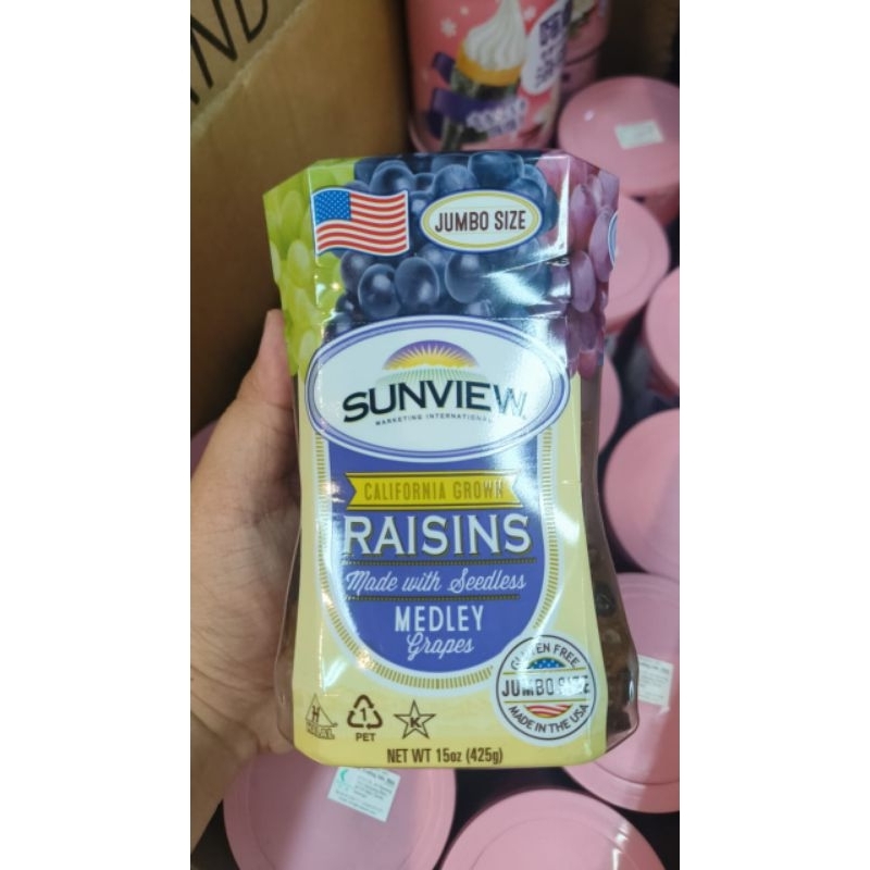 USA Sunview Organic Raisin 美国有机葡萄干 (425g) | Shopee Malaysia