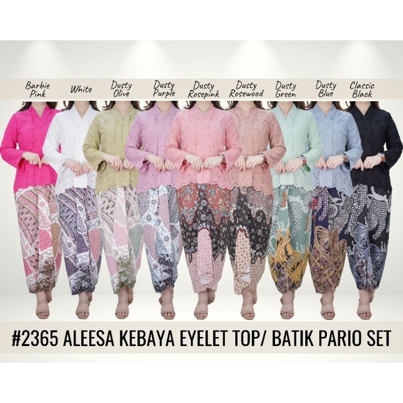 *READY STOCK*ALEESA KEBAYA EYELET TOP/ BATIK INSTANT PARIO SET KOLEKSI ...