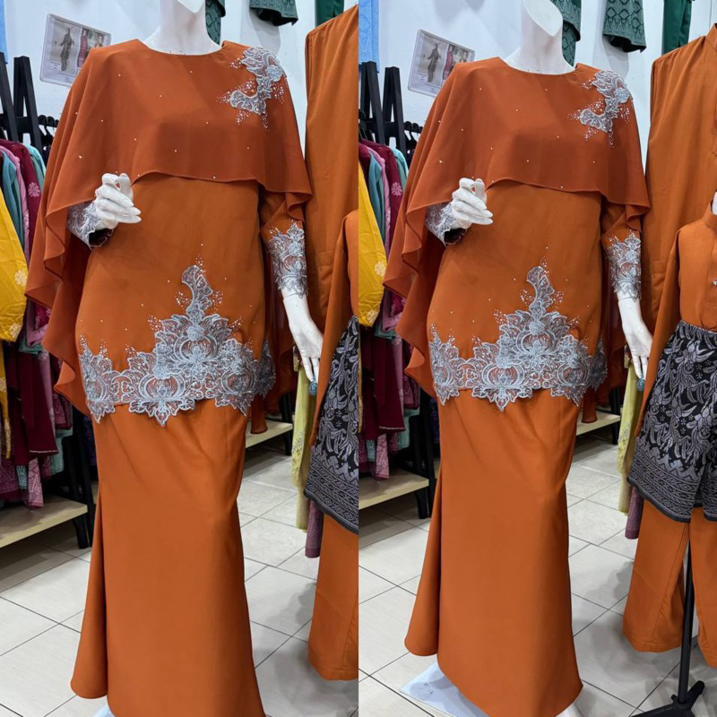 PLUS SIZE BAJU KURUNG MODEN NATASHA / BAJU RAYA 2024/ BAJU RAYA Shopee Malaysia