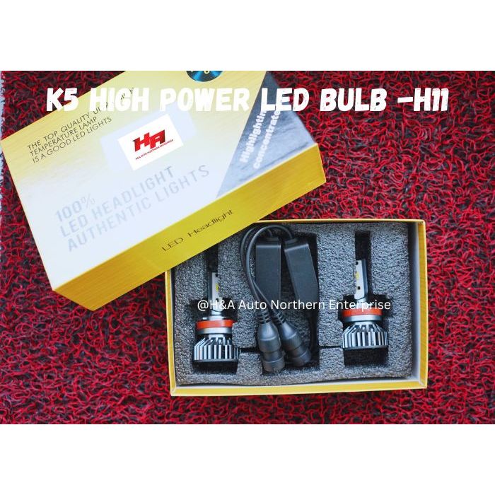 K5 High Power Led Bulb - H11 | Shopee Malaysia