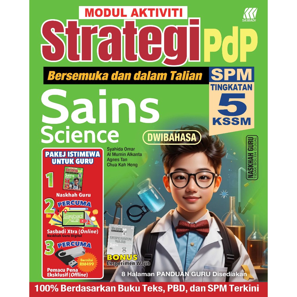 2024 BUKU KERJA MODUL AKTIVITI STRATEGI PDP KSSM TG 5 Sasbadi | Shopee ...