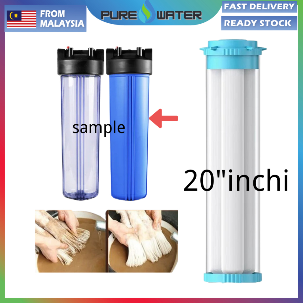 20″Jumbo Big Blue PVDF UF Ultrafiltration Membrane Water Filter ...