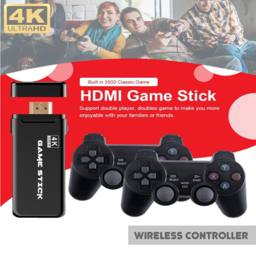 Portable 10k Game Stick 4K TV Video Game Console With 2.4G Wireless ...