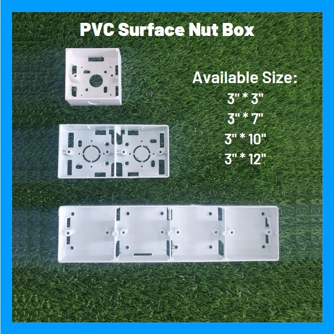PVC Surface Nut Box/Electrical Box/Switch Base/Switch Socket Box 3x3 ...