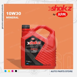 MINYAK HITAM 10W30 ENGINE OIL 4L APM SHOKZ Shopee Malaysia