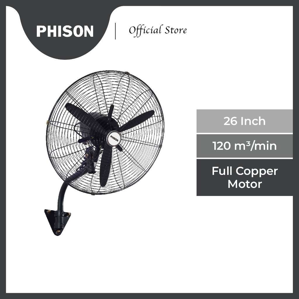 Phison 26 Inch Industrial Wall Fan | PWF-5260 | Shopee Malaysia