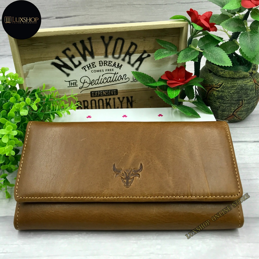 Rush Rider Leather Long Wallet Girl Wallet Women Purse Wallet Dompet ...