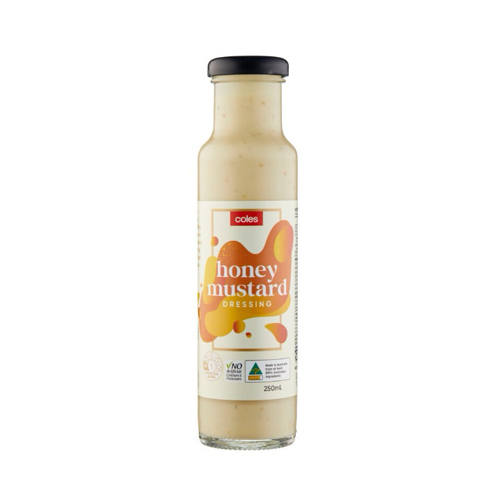 Coles Dressing Honey Mustard 250ml ( Best before 7th Sep 2024) Shopee
