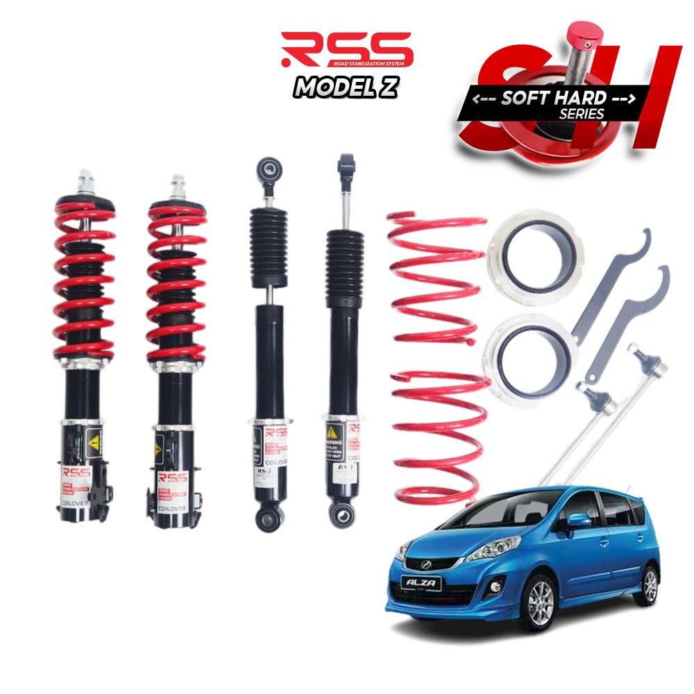 RSS Model Z Adjustable Absorber Suspension High Low Soft Hard Bodyshift