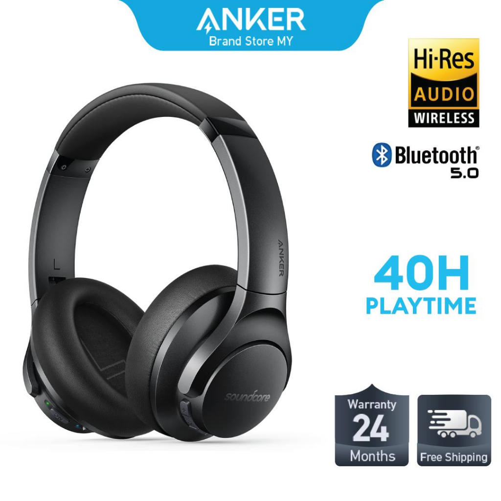 Soundcore by Anker Life Q20+ Active Noise Cancelling Headphones
