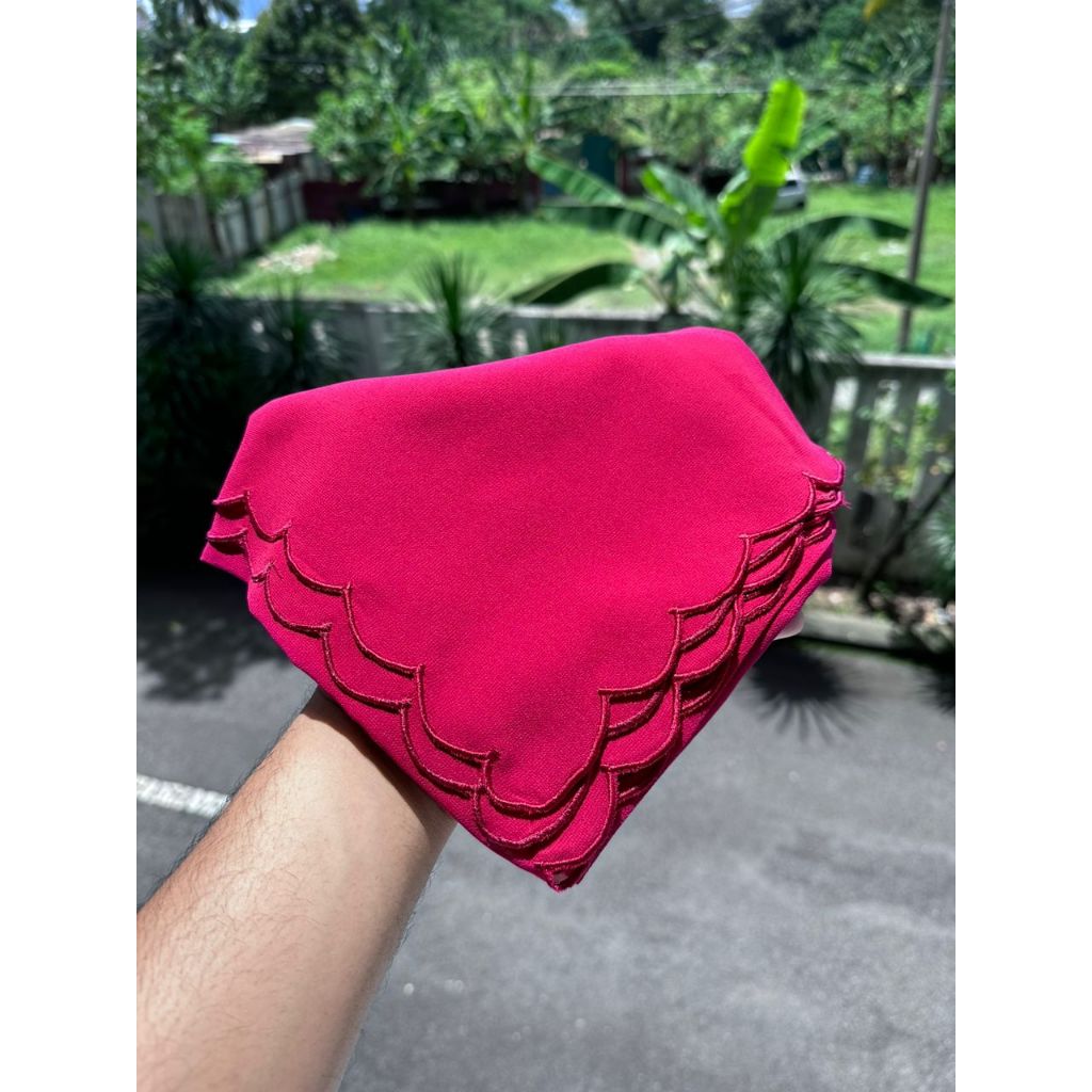 Shawl chifoon sulam embroidery murah premium Ready stock in Malaysia