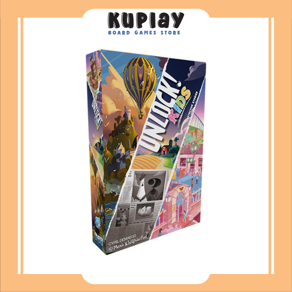 Unlock! Kids: Detective Stories (original) Family Mystery Deduction board  game | Made by Space Cowboys | Shopee Malaysia