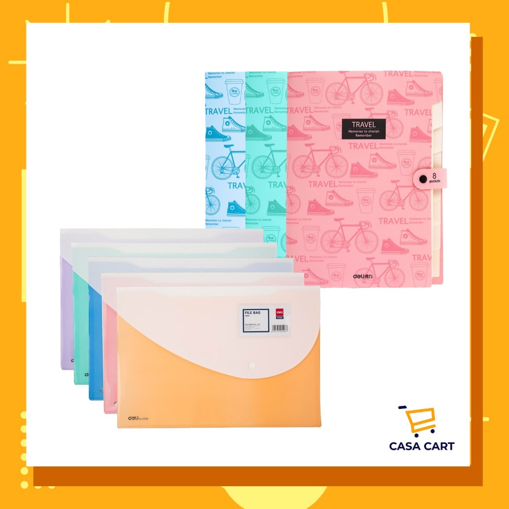 CASA CART Deli Pejabat Sekolah Isi Rumah A4 Fail Folder Beg Dokumen Beg ...