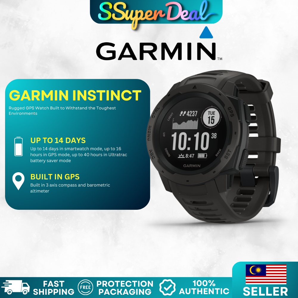 Instinct Rugged Compass On Garmin Instinct Garmin Instinct Rugged