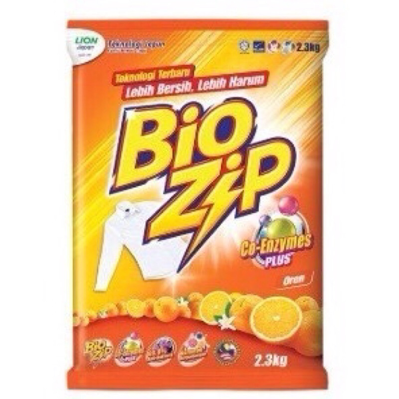 Bio Zip Powder Detergent 2.3kg | Shopee Malaysia