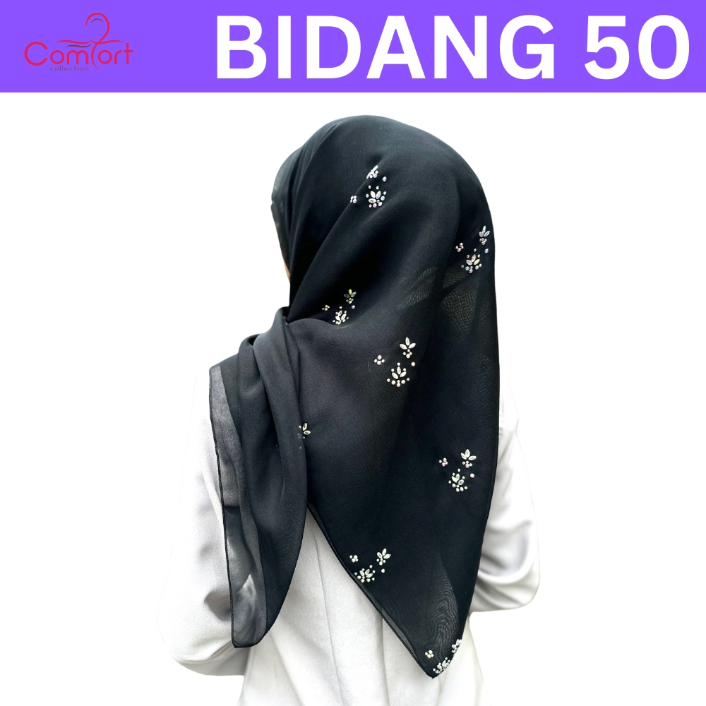 Bidang 50 [HIDAYU PREMIUM] LOTUS FAIRY TUDUNG BAWAL COTTON BATU MANIK ...