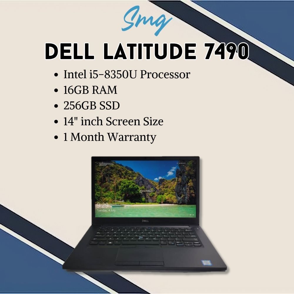 Dell Latitude 7490 Intel Core i5-8350U 16GB RAM 256GB SSD 14