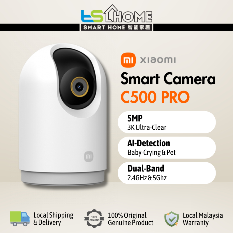 Xiaomi Smart Camera C500 Pro 5MP Camera 3K Ultra Clear HDR Baby Crying ...