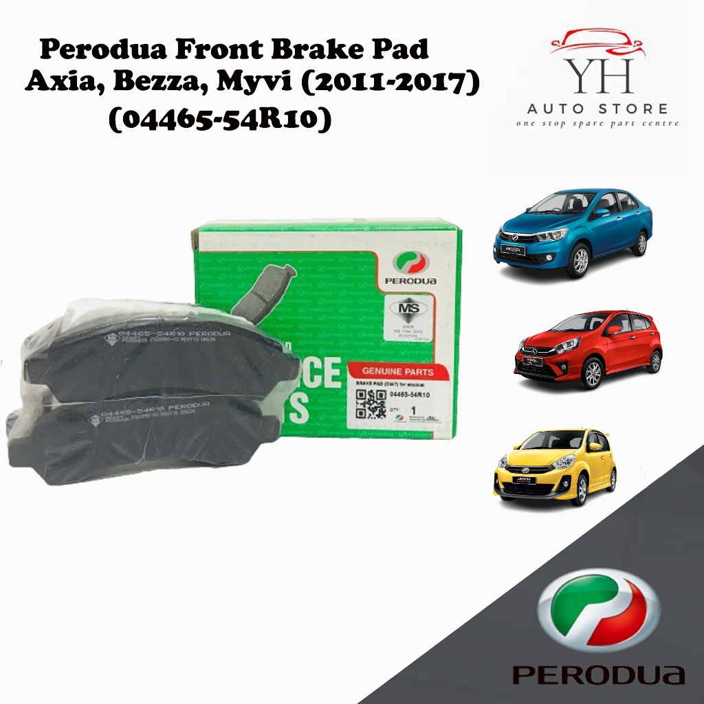 PERODUA Brake Pad Axia Bezza Myvi ICON Myvi Lagi Best 2011-2017 Disc ...