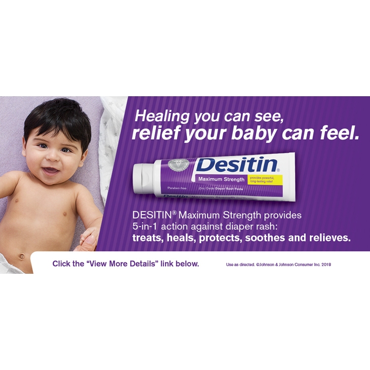 Desitin Maximum Strength Original Diaper Rash Paste Baby Nappy Cream ...