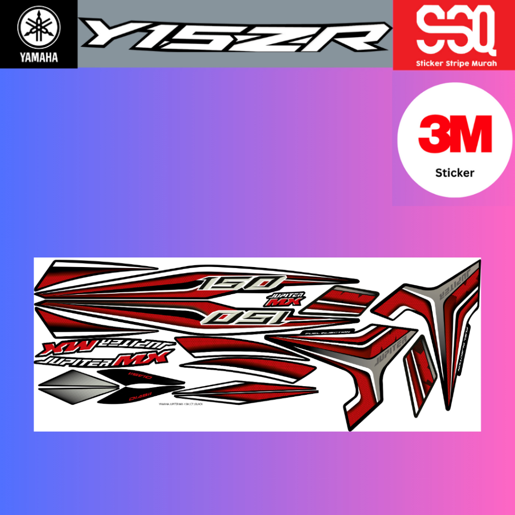 High Quality AAA Premium Sticker Stripe Yamaha y15 y15zr JUPITER MX ...