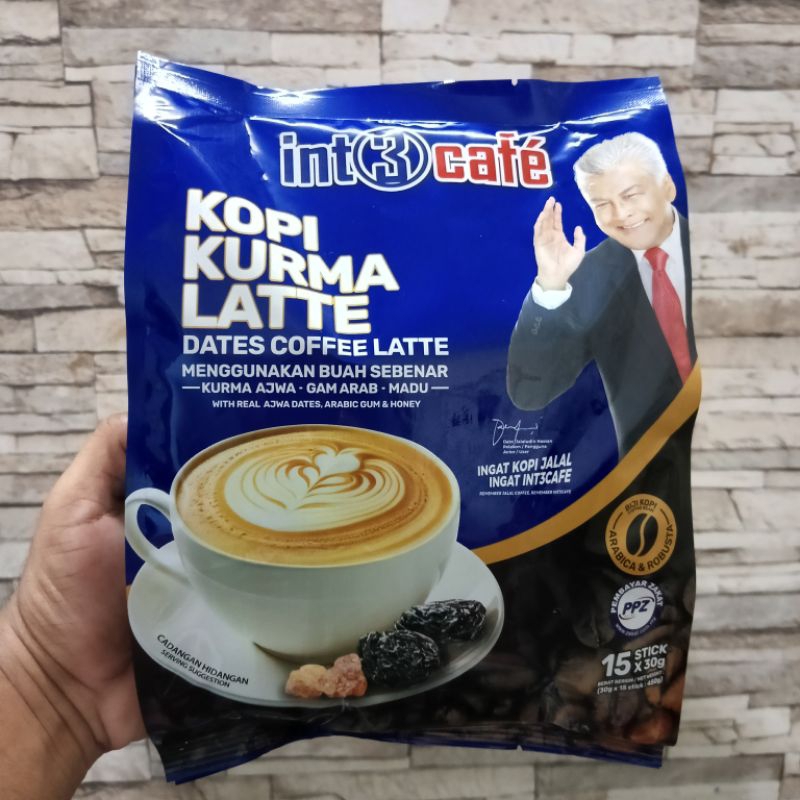 Kopi Kurma Latte Int3cafe 15s x 30g Kopi Tok Jalal Dates Coffee Latte ...