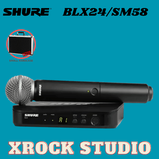 Shure BLX24/SM58 Handheld Wireless System With Free LPC-S Hard Case ...