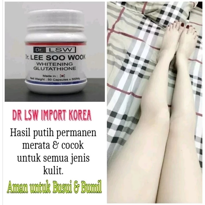 DR.LSW | ORIGINAL QUALITY | VITAMIN DR.LSW PEMUTIH KULIT ISI 50 ...