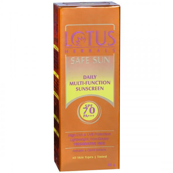 Lotus Herbals Safe Sun Spf 70 Pa +++ Daily Multi Function Sunscreen 60