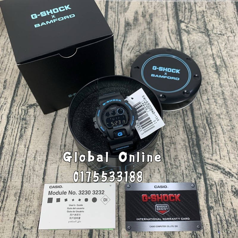 100% ORIGINAL CASIO G-SHOCK BAMFORD SPECIAL BOX DW-6900BWD-1ER 