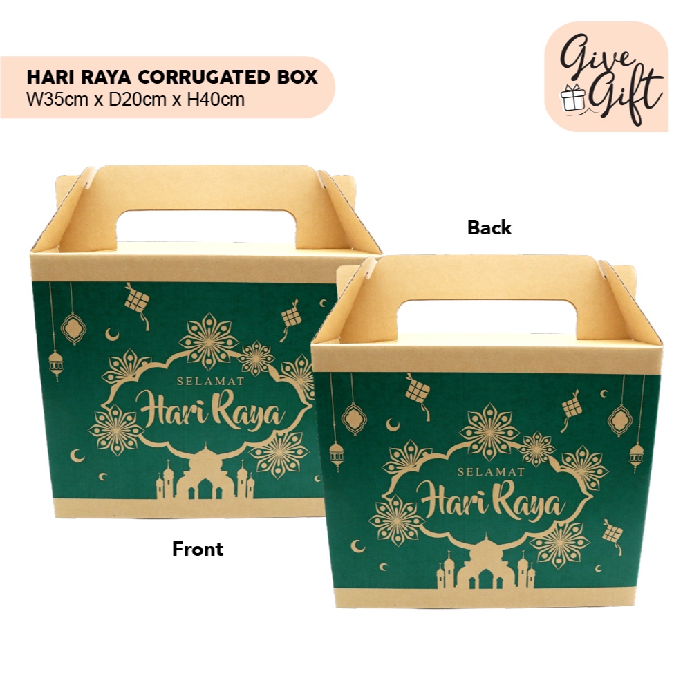 RAYA CORRUGATED BOX!! CAN PUT UP TO 5kg | Shopee Malaysia