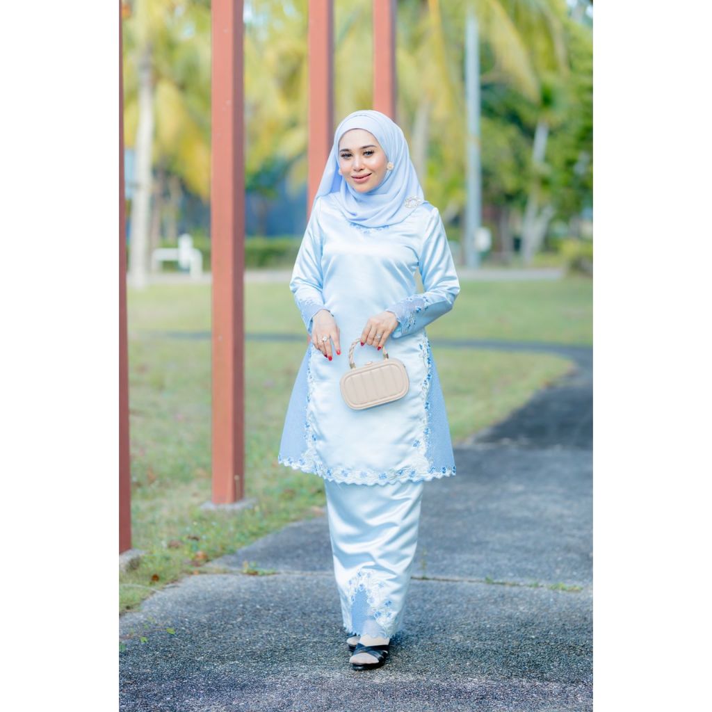 [MARYAM EXCLUSIVE] Cempaka Sari Kurung Wanita Modern Raya 2024 Ready ...