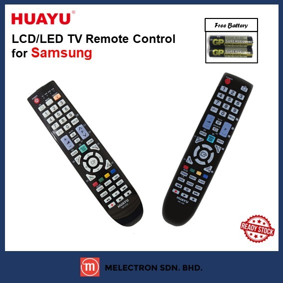 Huayu LCD/LED TV Remote Control for Samsung (RM-D1078+2/RM-D762/RM ...