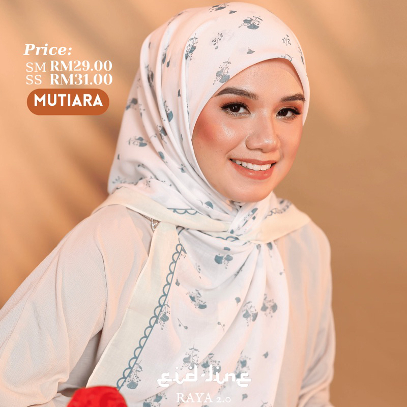 Adeline Hijab Hq Moist Cotton Voile Finishing Baby Seam 