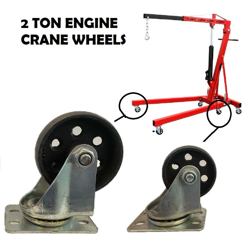 2 ton engine Crane wheels engine stand wheels spare parts Shopee Malaysia