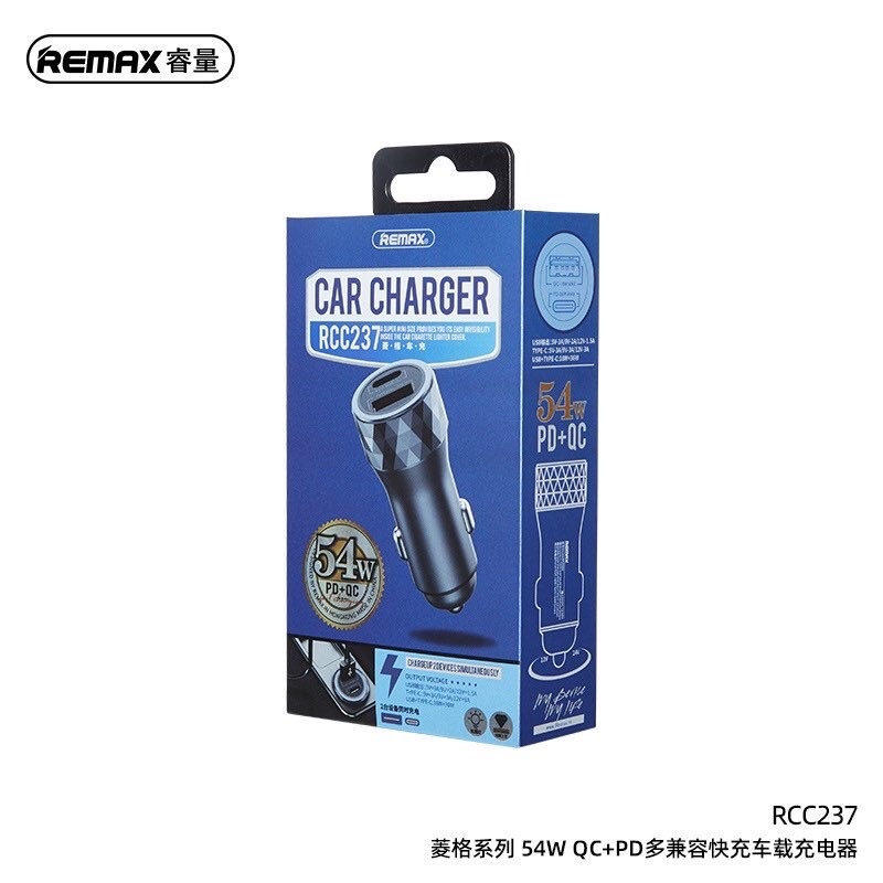 REMAX RCC-237 Linger Series 54W QC 3.0 + PD Multi Compatible USB + Type ...