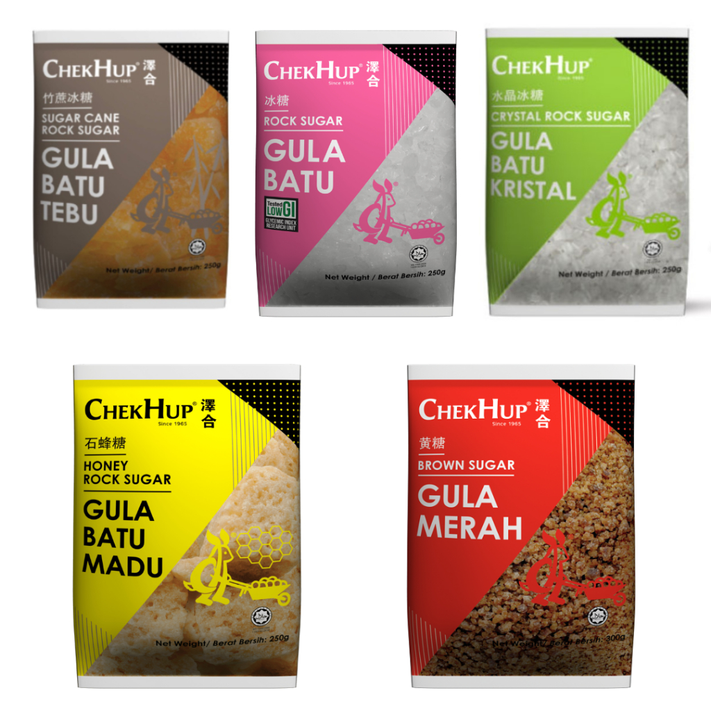 Chek Hup Traditional Rock Sugar Series Brown Sugar/Rock Sugar/ Sugar ...