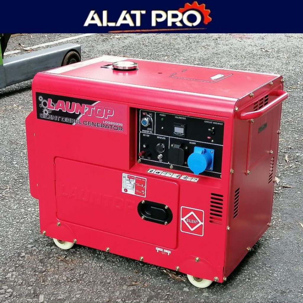 Launtop LDG8500S 6.5kW Single Phase Silent Diesel Generator with BUILT ...